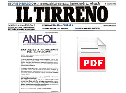 Il Tirreno - Domenica 8 Maggio 2016